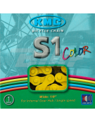 corrente kmc bmx s1 amarelo