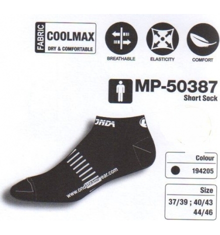 ONDA SHORT SOCK MP-50387