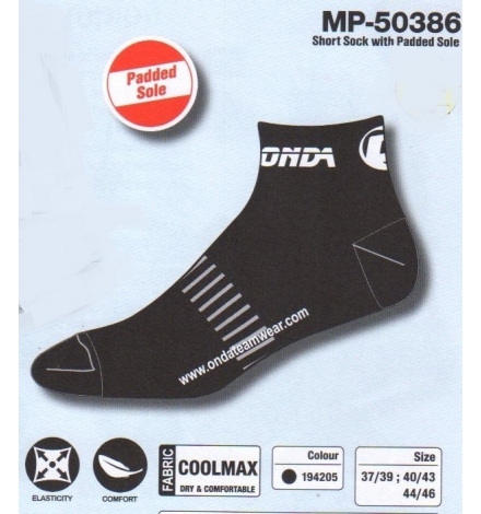 ONDA SHORTE SOCK WITH PADDED SOLE MP-50386